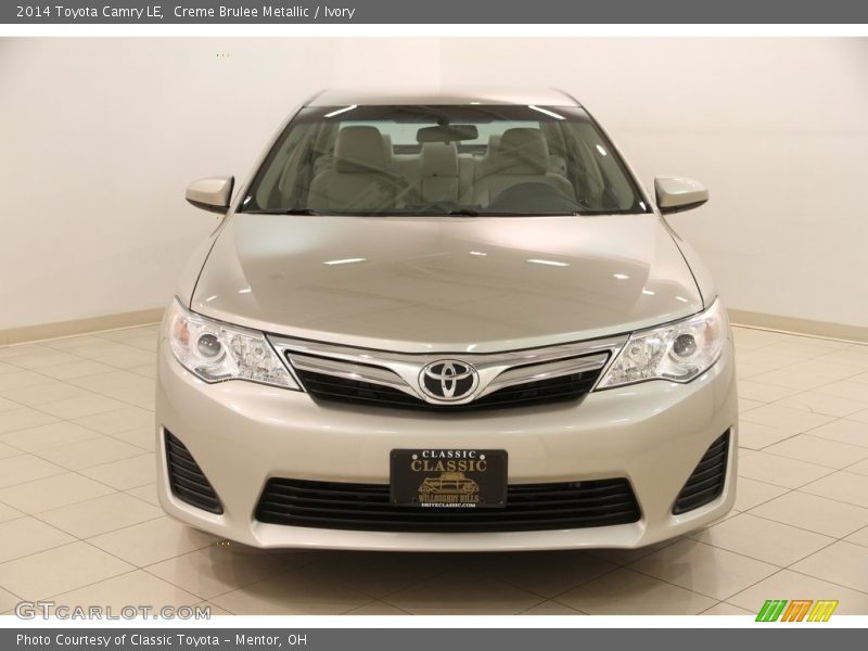 Creme Brulee Metallic / Ivory 2014 Toyota Camry LE