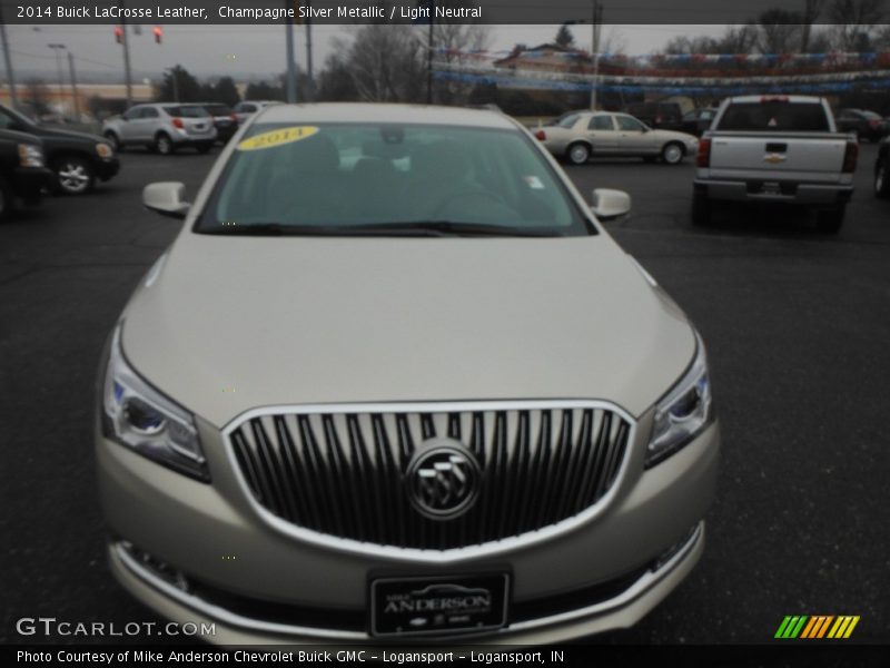 Champagne Silver Metallic / Light Neutral 2014 Buick LaCrosse Leather