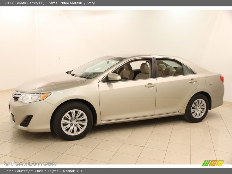 Creme Brulee Metallic / Ivory 2014 Toyota Camry LE