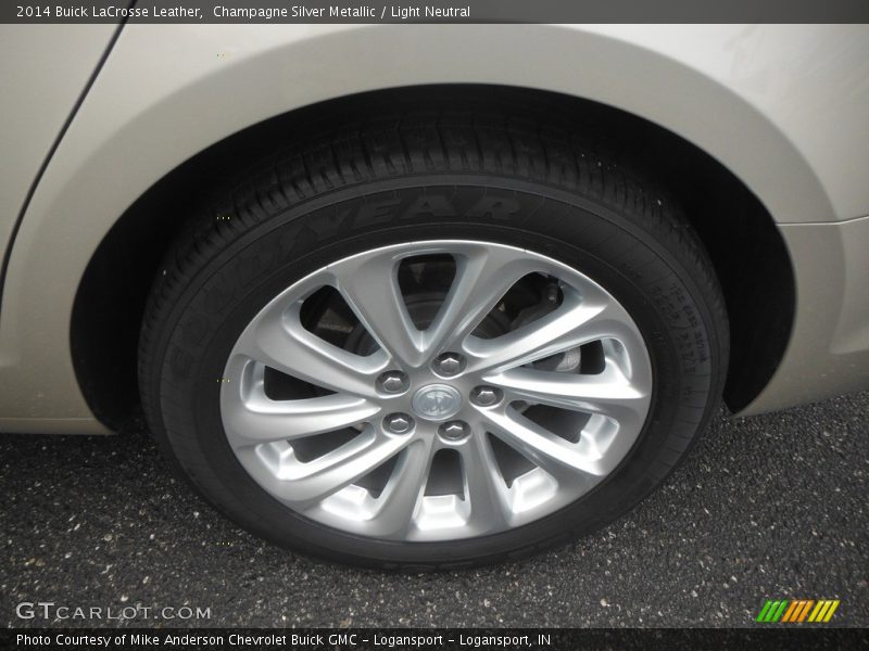 Champagne Silver Metallic / Light Neutral 2014 Buick LaCrosse Leather