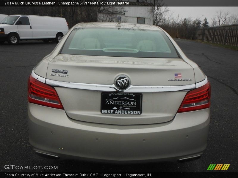 Champagne Silver Metallic / Light Neutral 2014 Buick LaCrosse Leather