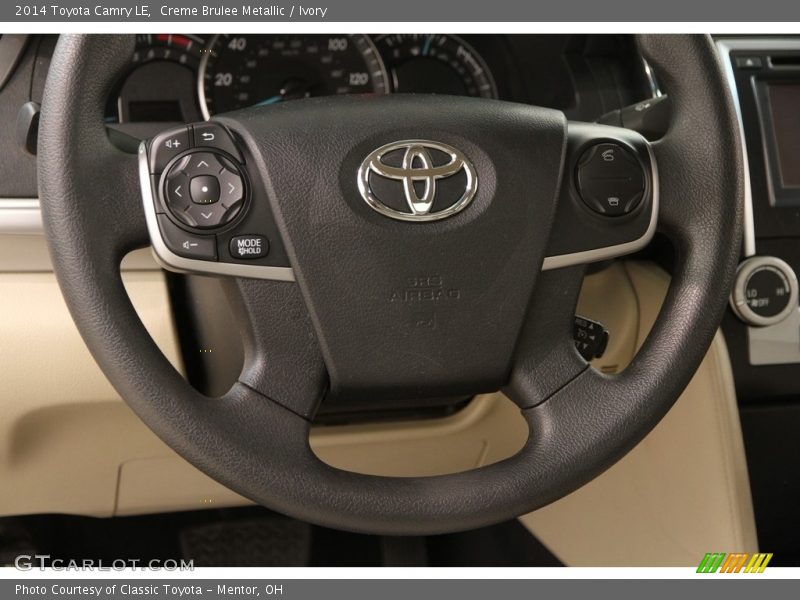 Creme Brulee Metallic / Ivory 2014 Toyota Camry LE