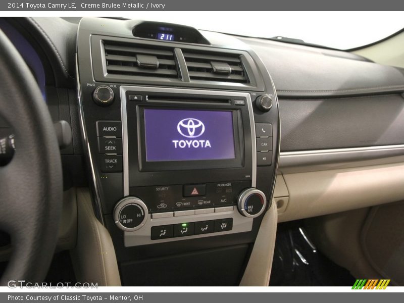 Creme Brulee Metallic / Ivory 2014 Toyota Camry LE