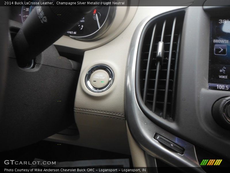 Champagne Silver Metallic / Light Neutral 2014 Buick LaCrosse Leather