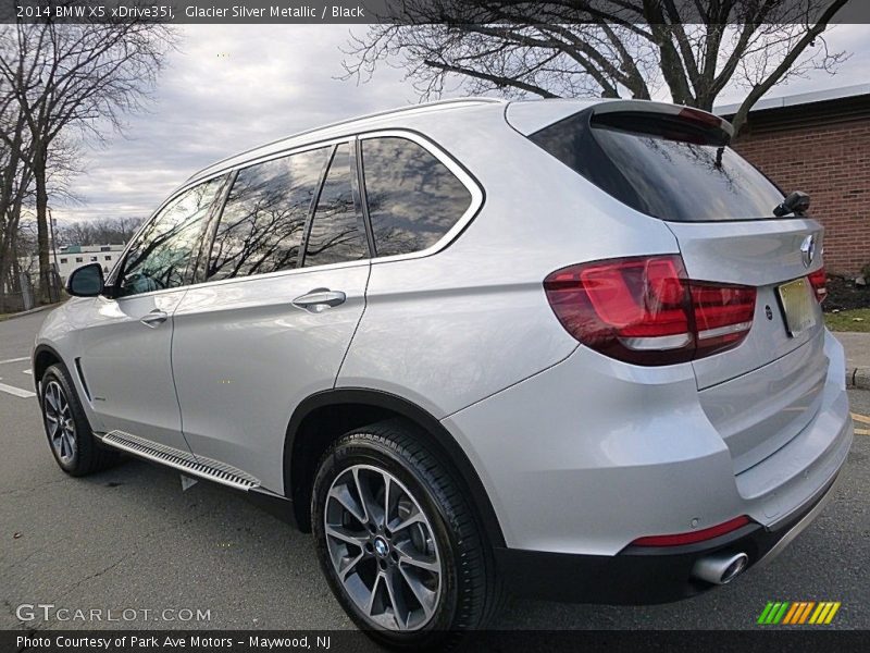 Glacier Silver Metallic / Black 2014 BMW X5 xDrive35i