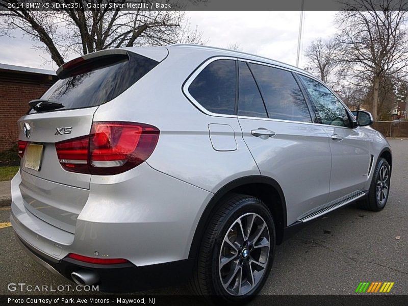 Glacier Silver Metallic / Black 2014 BMW X5 xDrive35i
