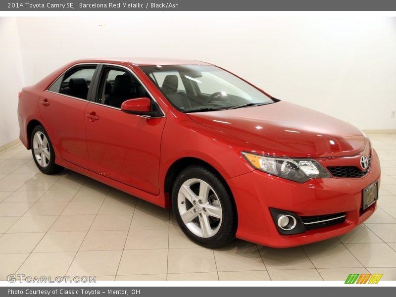 Barcelona Red Metallic / Black/Ash 2014 Toyota Camry SE