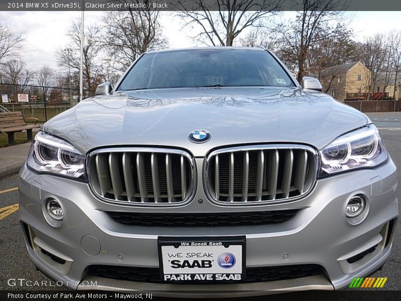Glacier Silver Metallic / Black 2014 BMW X5 xDrive35i