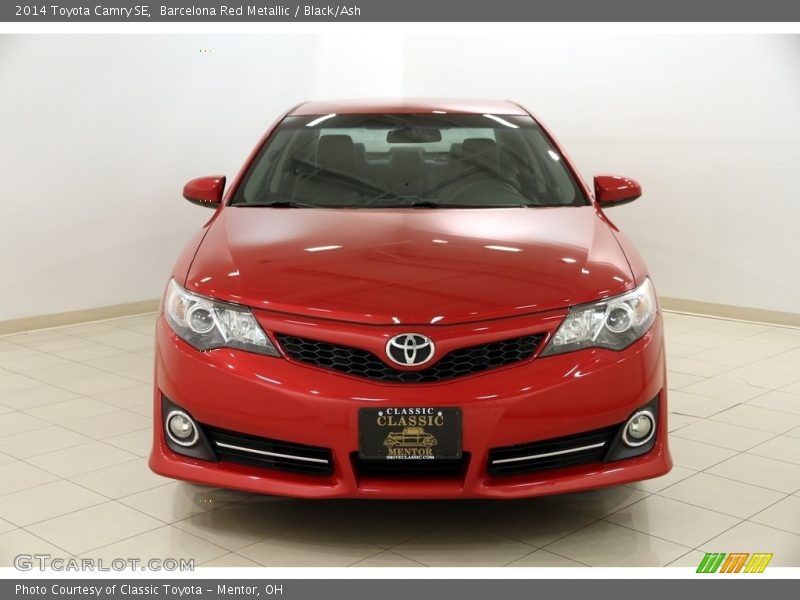 Barcelona Red Metallic / Black/Ash 2014 Toyota Camry SE