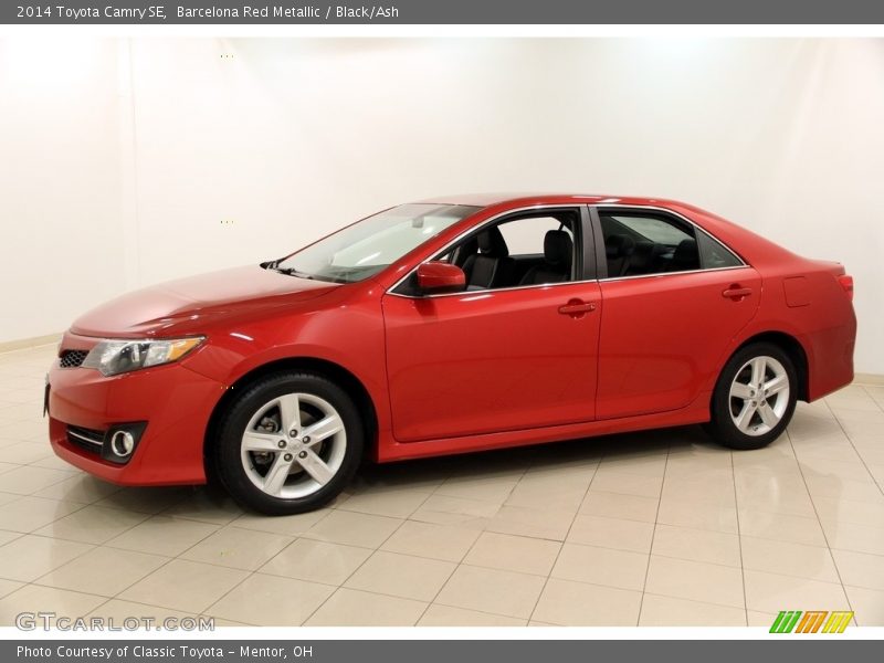 Barcelona Red Metallic / Black/Ash 2014 Toyota Camry SE