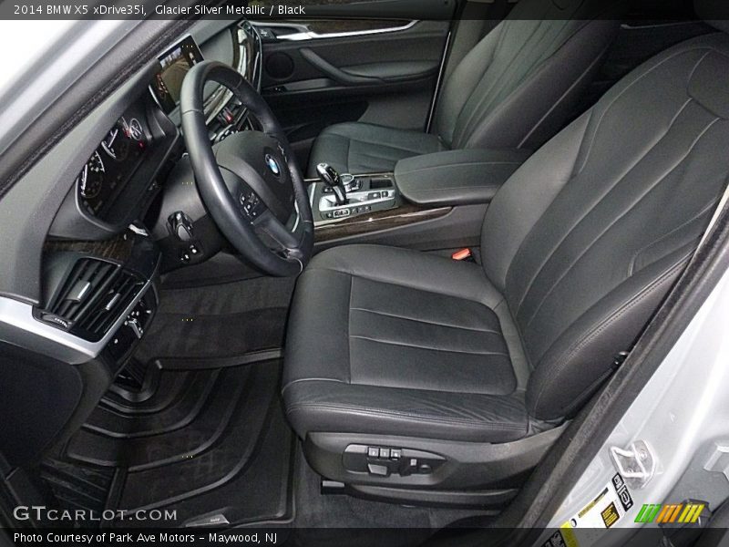 Glacier Silver Metallic / Black 2014 BMW X5 xDrive35i