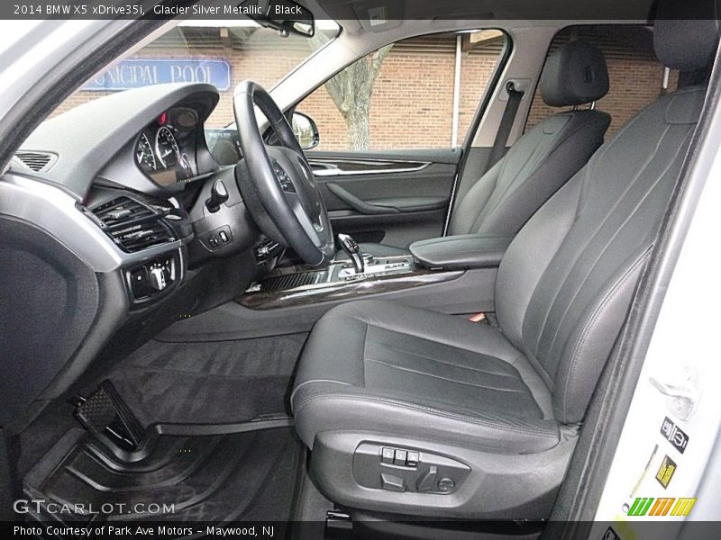 Glacier Silver Metallic / Black 2014 BMW X5 xDrive35i