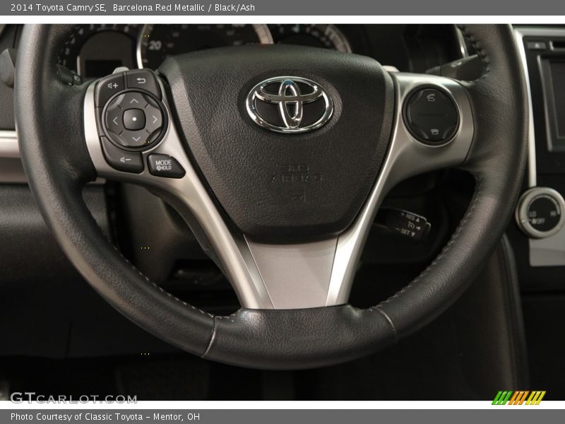 Barcelona Red Metallic / Black/Ash 2014 Toyota Camry SE