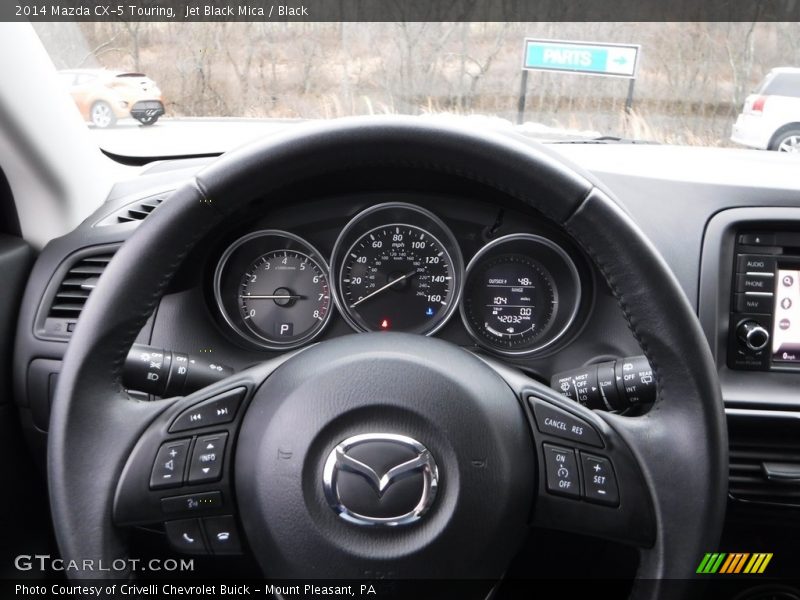 Jet Black Mica / Black 2014 Mazda CX-5 Touring