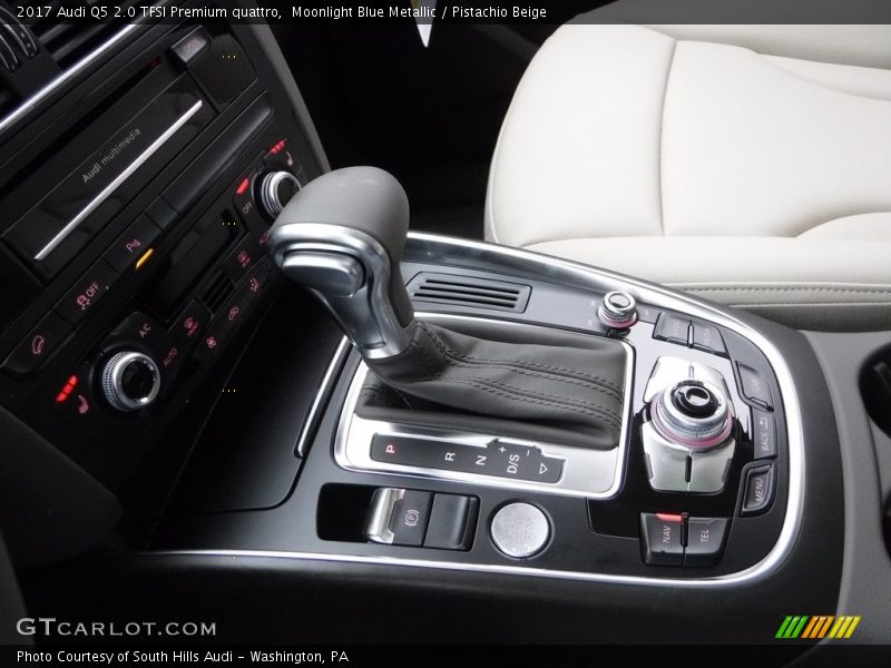 Moonlight Blue Metallic / Pistachio Beige 2017 Audi Q5 2.0 TFSI Premium quattro