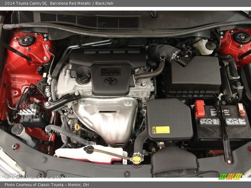 Barcelona Red Metallic / Black/Ash 2014 Toyota Camry SE
