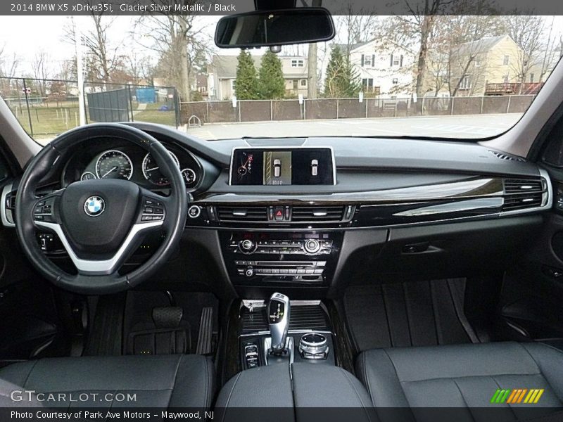 Glacier Silver Metallic / Black 2014 BMW X5 xDrive35i