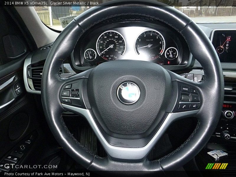 Glacier Silver Metallic / Black 2014 BMW X5 xDrive35i