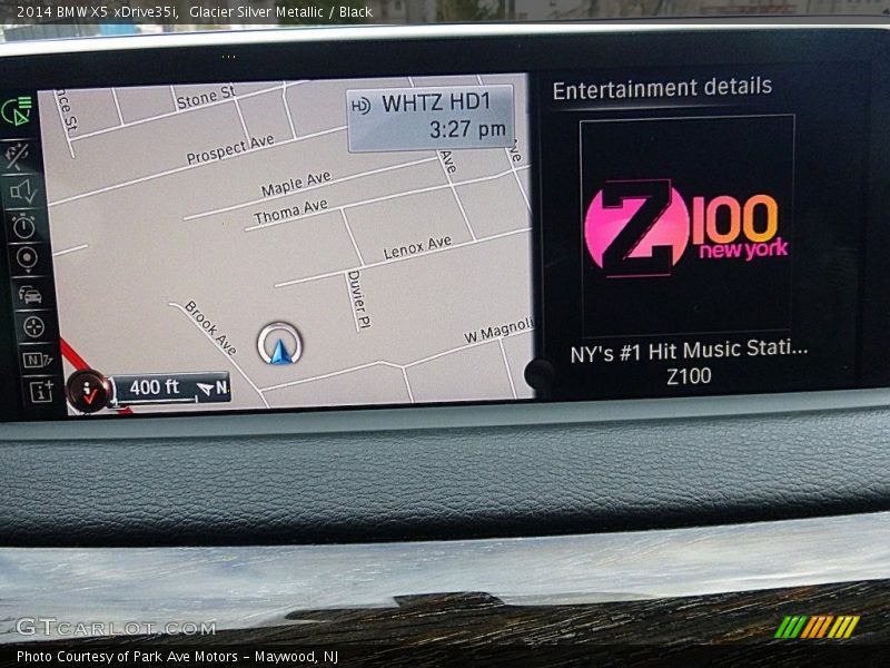 Glacier Silver Metallic / Black 2014 BMW X5 xDrive35i