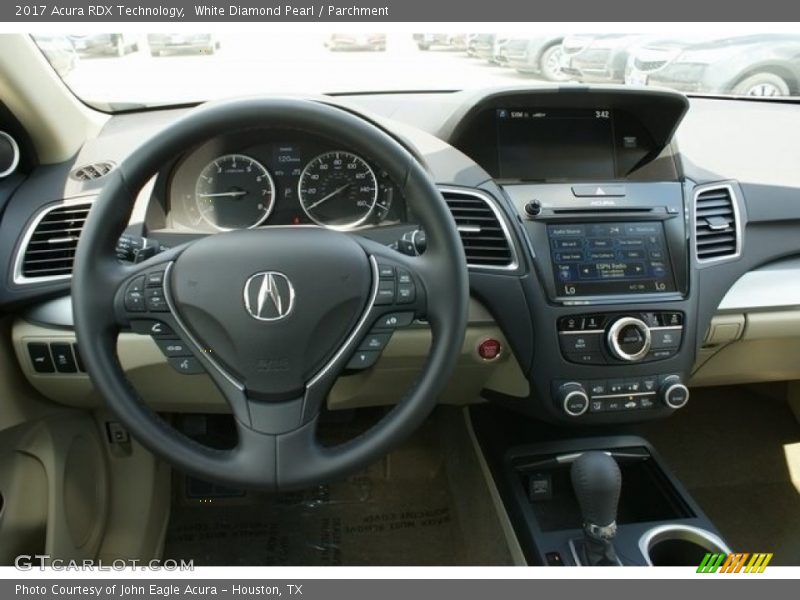 White Diamond Pearl / Parchment 2017 Acura RDX Technology