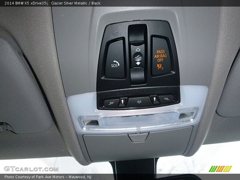 Glacier Silver Metallic / Black 2014 BMW X5 xDrive35i