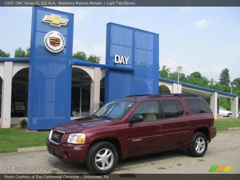 Monterey Maroon Metallic / Light Tan/Ebony 2005 GMC Envoy XL SLE 4x4