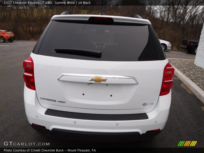 Summit White / Jet Black 2017 Chevrolet Equinox LT AWD