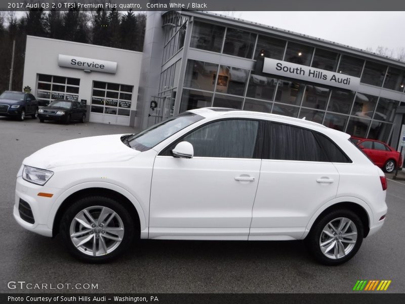 Cortina White / Black 2017 Audi Q3 2.0 TFSI Premium Plus quattro