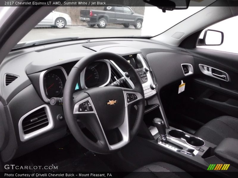 Summit White / Jet Black 2017 Chevrolet Equinox LT AWD