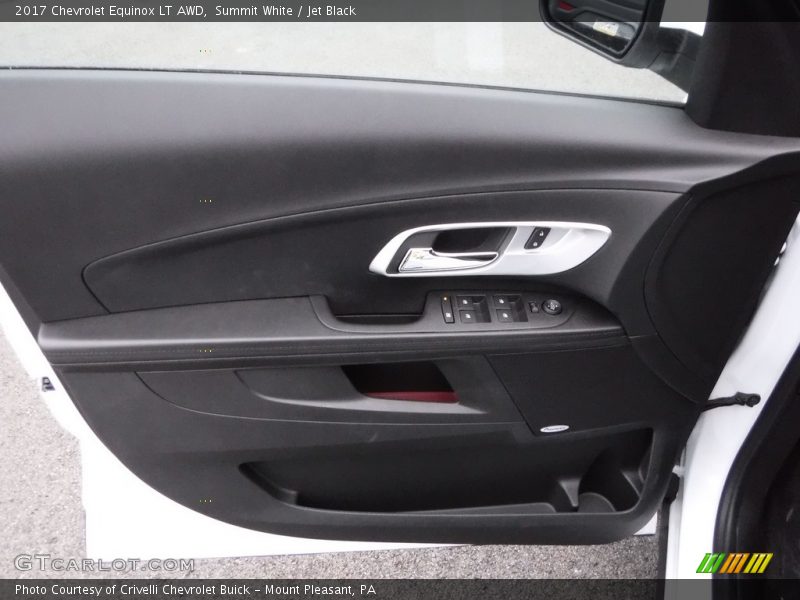 Summit White / Jet Black 2017 Chevrolet Equinox LT AWD