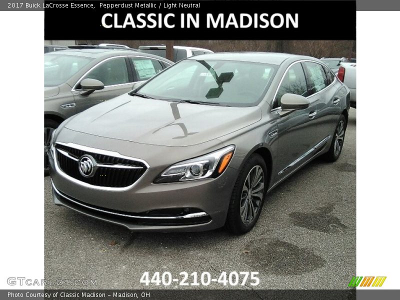 Pepperdust Metallic / Light Neutral 2017 Buick LaCrosse Essence