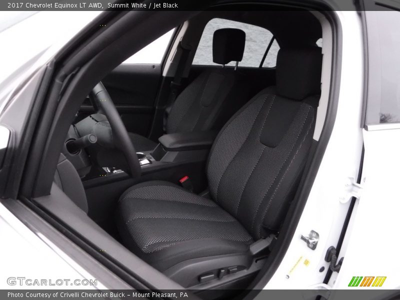 Summit White / Jet Black 2017 Chevrolet Equinox LT AWD