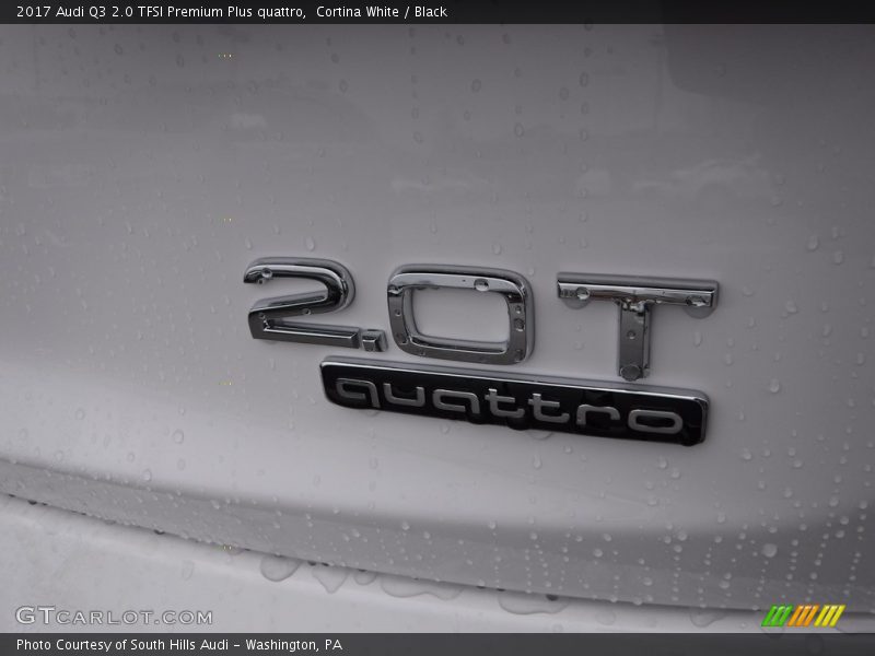 Cortina White / Black 2017 Audi Q3 2.0 TFSI Premium Plus quattro