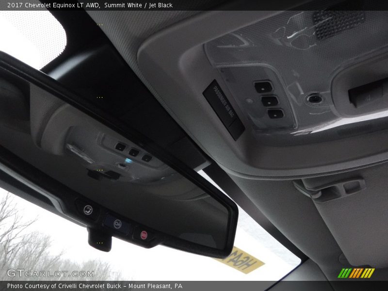 Summit White / Jet Black 2017 Chevrolet Equinox LT AWD