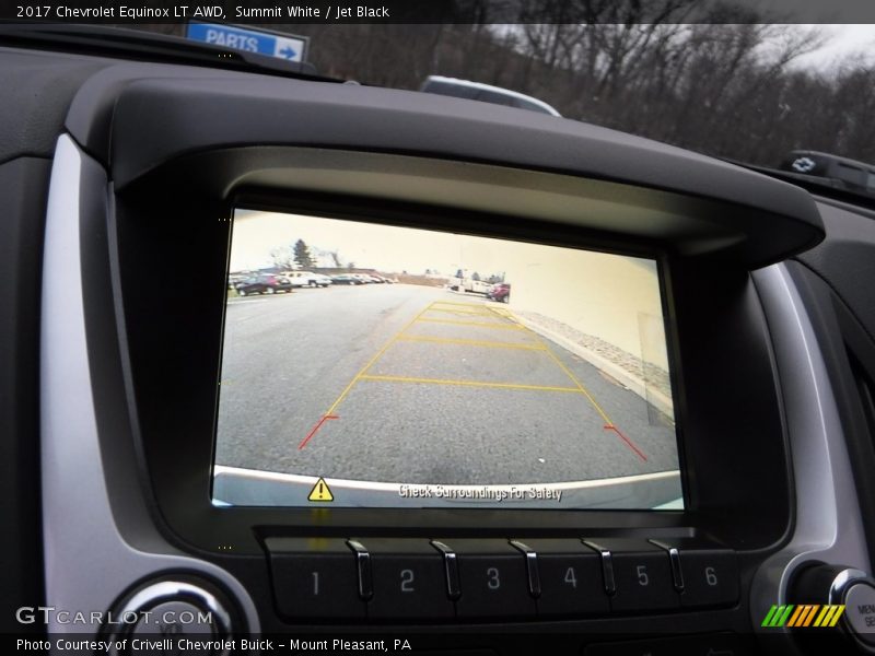 Summit White / Jet Black 2017 Chevrolet Equinox LT AWD