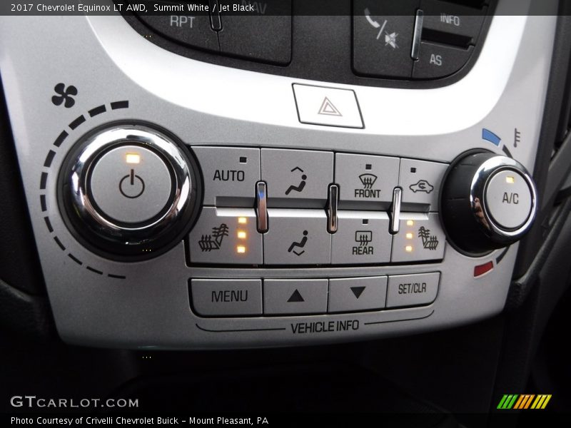 Summit White / Jet Black 2017 Chevrolet Equinox LT AWD