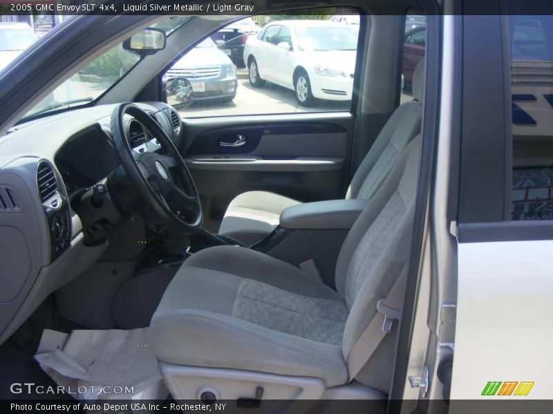 Liquid Silver Metallic / Light Gray 2005 GMC Envoy SLT 4x4