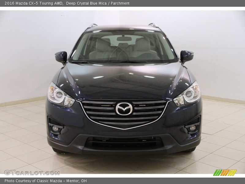 Deep Crystal Blue Mica / Parchment 2016 Mazda CX-5 Touring AWD