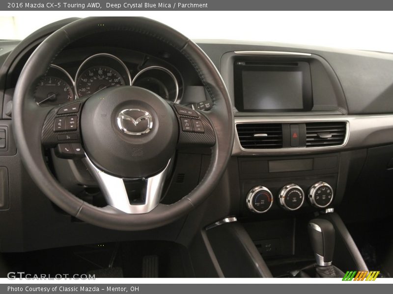 Deep Crystal Blue Mica / Parchment 2016 Mazda CX-5 Touring AWD