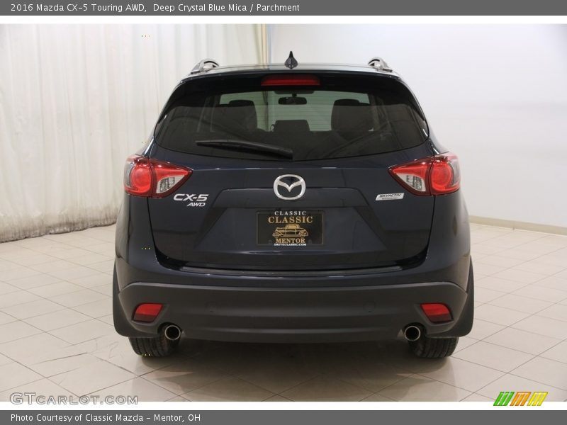 Deep Crystal Blue Mica / Parchment 2016 Mazda CX-5 Touring AWD