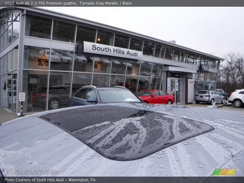 Tornado Gray Metallic / Black 2017 Audi A6 2.0 TFSI Premium quattro