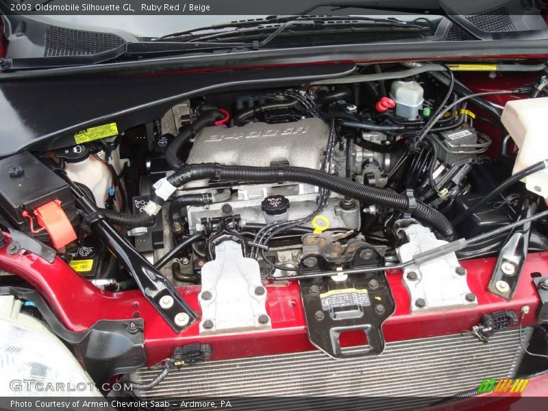 Ruby Red / Beige 2003 Oldsmobile Silhouette GL