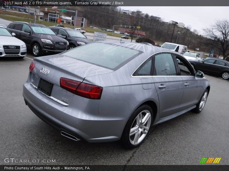 Tornado Gray Metallic / Black 2017 Audi A6 2.0 TFSI Premium quattro