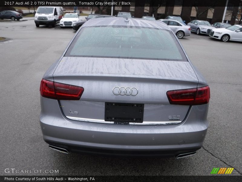 Tornado Gray Metallic / Black 2017 Audi A6 2.0 TFSI Premium quattro