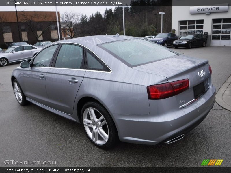 Tornado Gray Metallic / Black 2017 Audi A6 2.0 TFSI Premium quattro