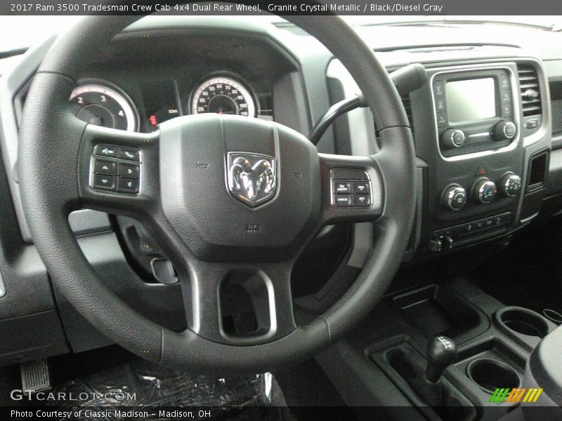 Granite Crystal Metallic / Black/Diesel Gray 2017 Ram 3500 Tradesman Crew Cab 4x4 Dual Rear Wheel