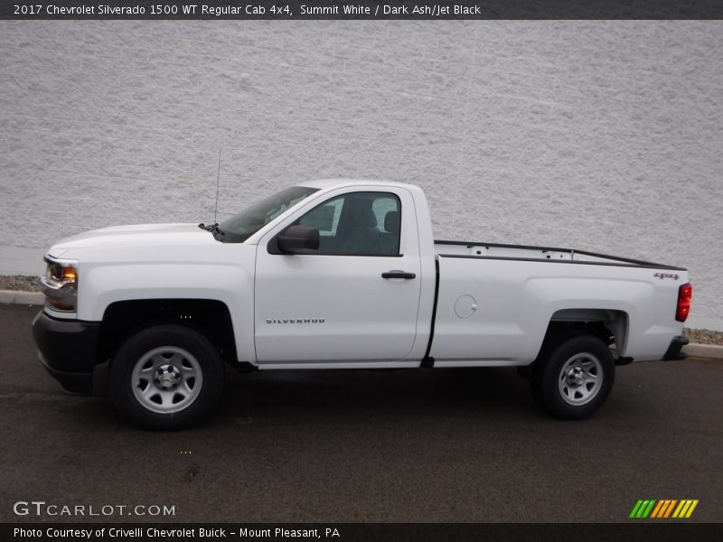 Summit White / Dark Ash/Jet Black 2017 Chevrolet Silverado 1500 WT Regular Cab 4x4