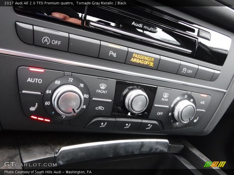 Tornado Gray Metallic / Black 2017 Audi A6 2.0 TFSI Premium quattro