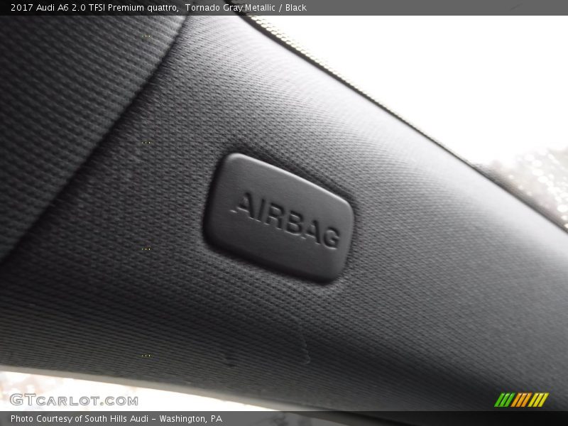 Tornado Gray Metallic / Black 2017 Audi A6 2.0 TFSI Premium quattro