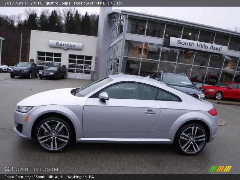 Florett Silver Metallic / Black 2017 Audi TT 2.0 TFSI quattro Coupe